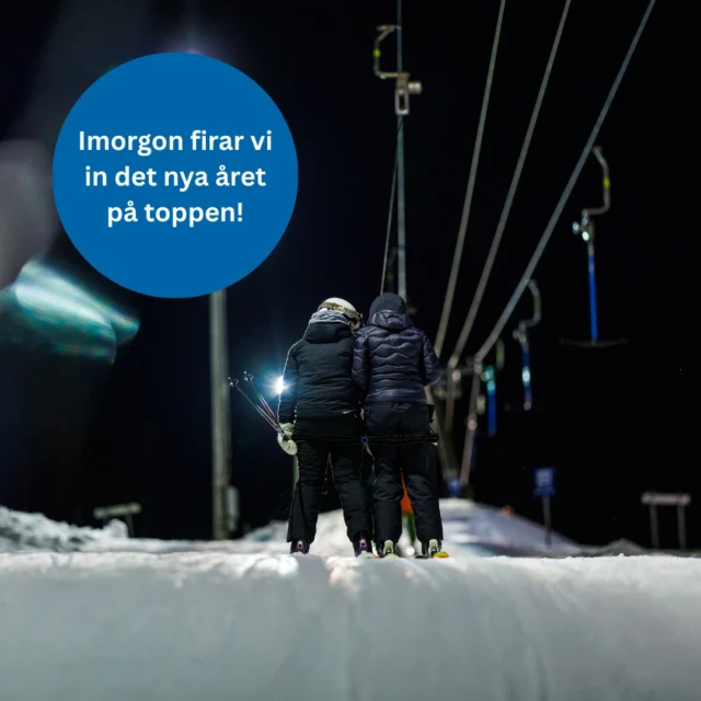 Imorgon avslutar vi 2025 och blickar fram emot allt som kommer 2026. Kom och avsluta året på topp(en) 🥳 med oss i Storklinten. 

Vi ses på berget!